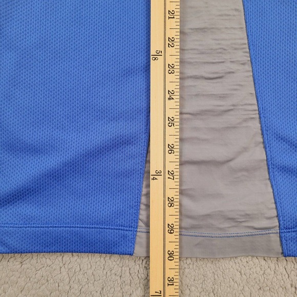 Nike Golf Shirt Mens Large Blue Sphere‎ React Short Sleeve Breathable Quick Dry - Picture 12 of 12